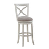 Accera 34'' Swivel Stool - Distressed Antique White - American Woodcrafters