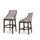 Brewer 30'' Stool - Drift Brown - American Woodcrafters
