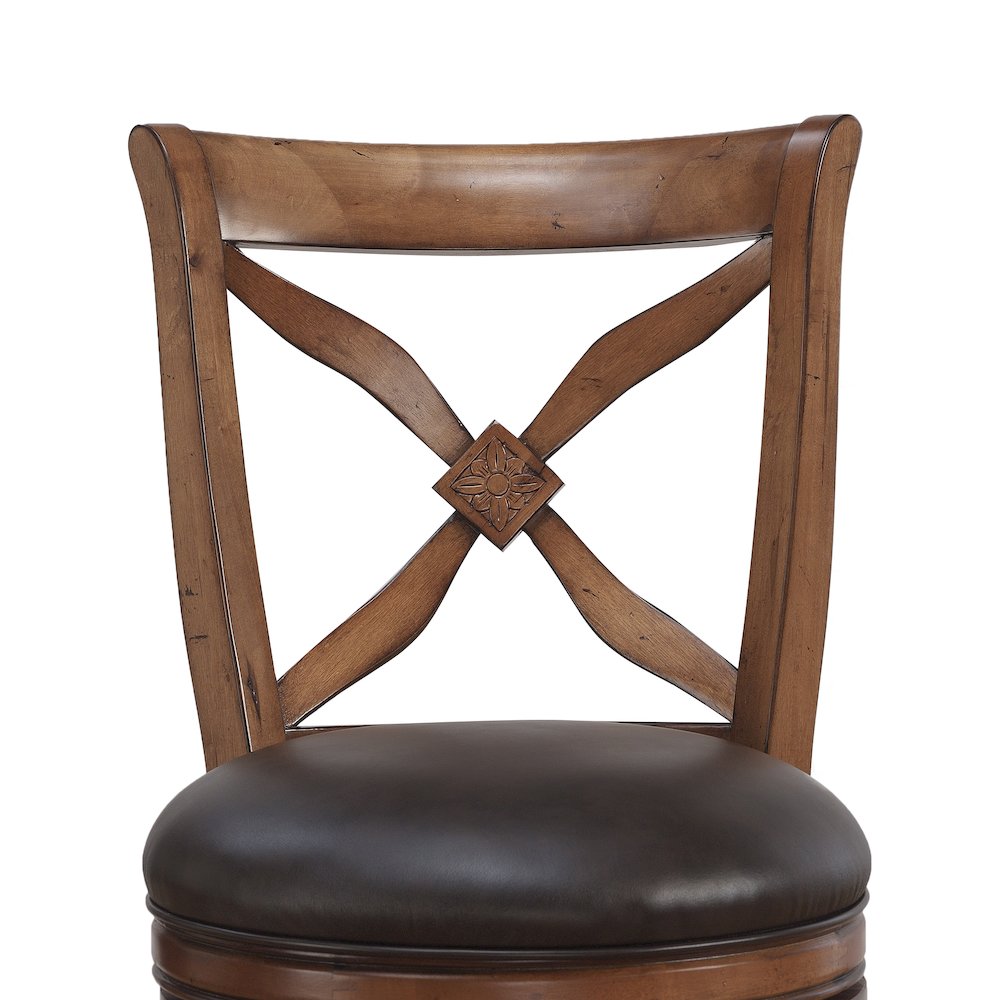 Provence 26'' Swivel Stool - Light Oak - American Woodcrafters