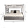 Stonebrook Twin Over Full 3/3 Over 4/6 Bunkbed - Light Distressed Antique Gray - American Woodcrafters