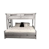 Stonebrook Twin Over Full 3/3 Over 4/6 Bunkbed - Light Distressed Antique Gray - American Woodcrafters