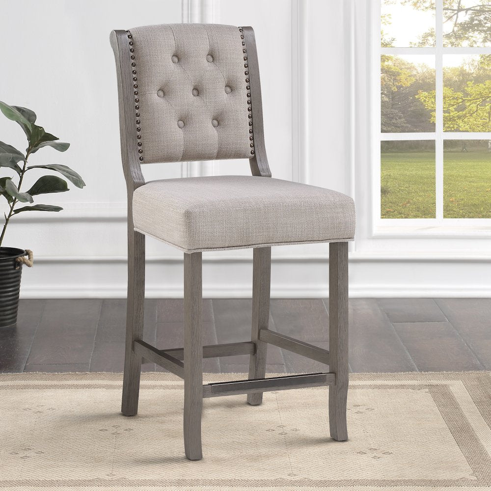 Luxe 26'' Stool - Gray - American Woodcrafters