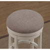 Aversa 26'' Backless Swivel Stool - Distressed Antique White - American Woodcrafters