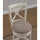 Accera 26'' Swivel Stool - Distressed Antique White - American Woodcrafters