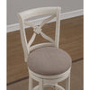 Accera 30'' Swivel Stool - Distressed Antique White - American Woodcrafters