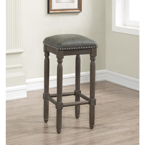 Bronson 26'' Backless Stool - Driftwood - American Woodcrafters