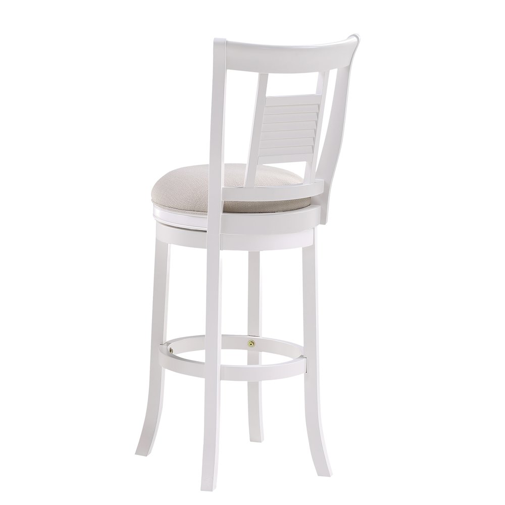 Palmer 30'' Swivel Stool - Antique White - American Woodcrafters