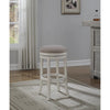 Aversa 34'' Backless Swivel Stool - Distressed Antique White - American Woodcrafters