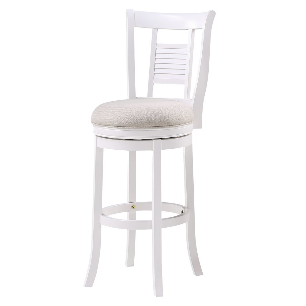 Palmer 30'' Swivel Stool - Antique White - American Woodcrafters