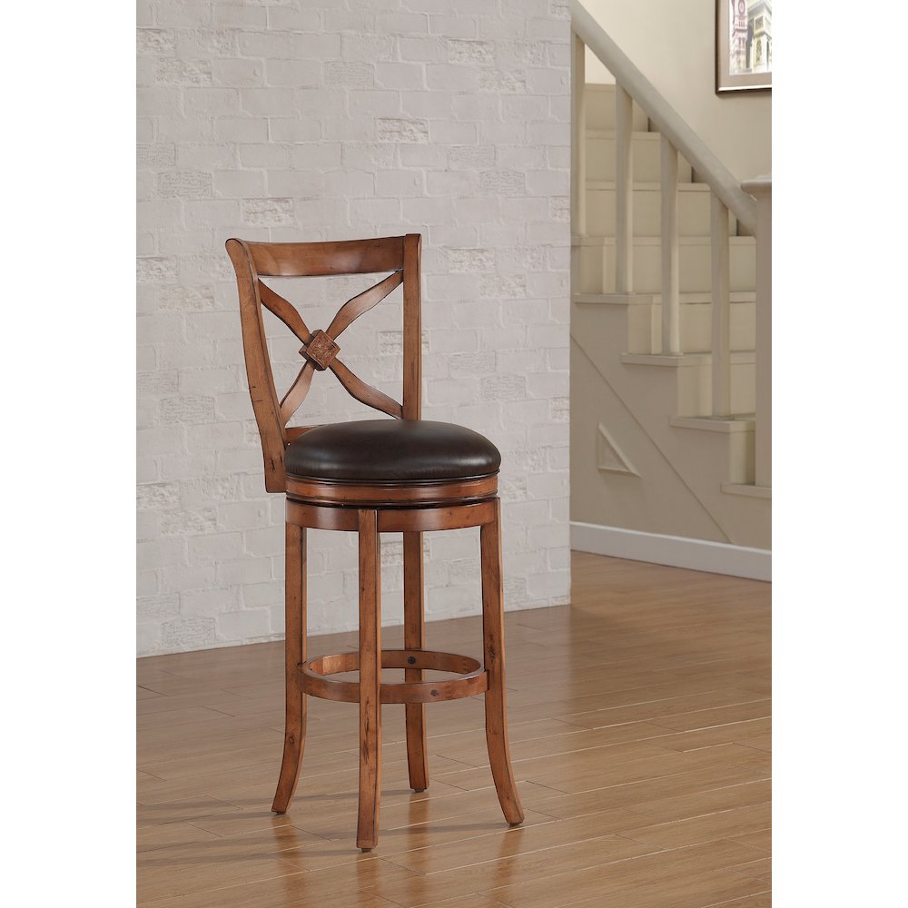 Provence 26'' Swivel Stool - Light Oak - American Woodcrafters