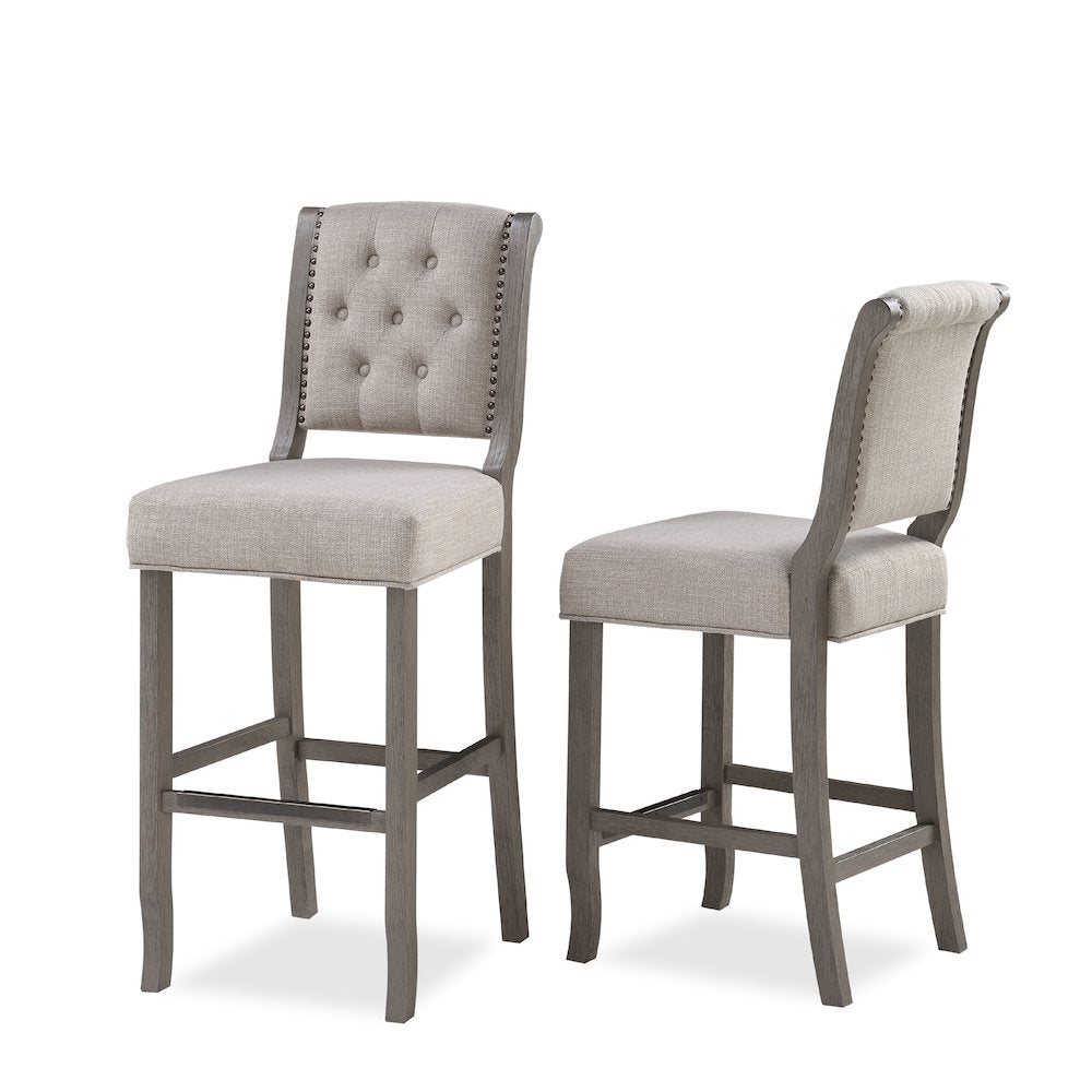 Luxe 26'' Stool - Gray - American Woodcrafters