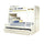 Twin Over Full 3/3 over 4/6 Bunkbed - with trundle - White Cottage - American Woodcrafters