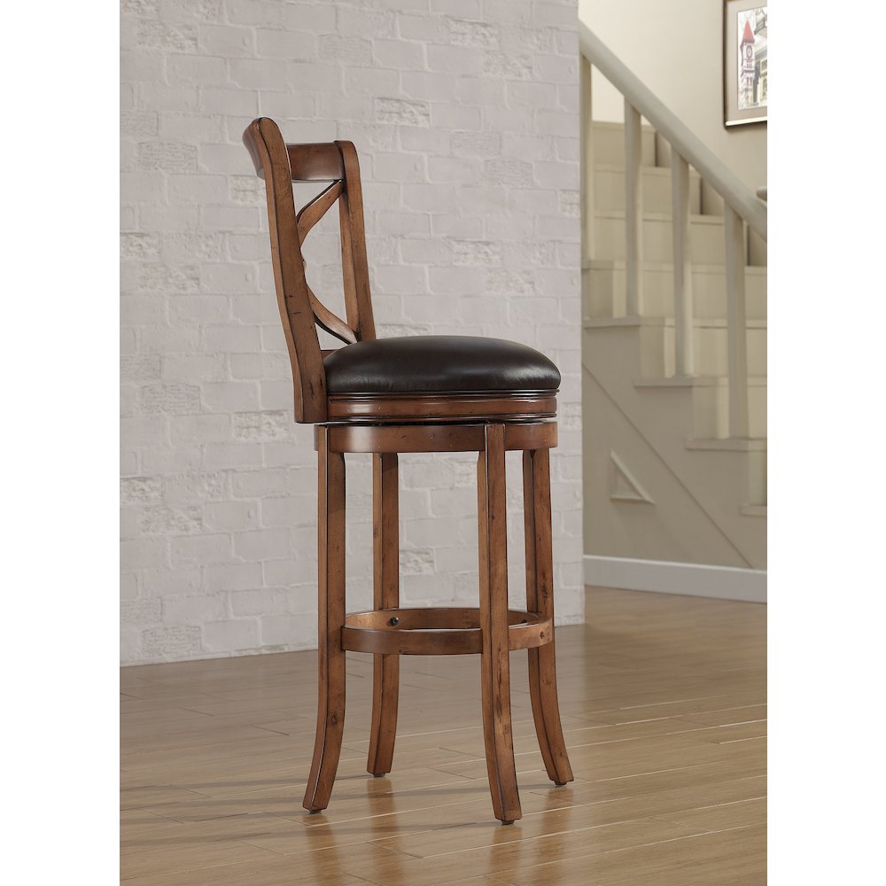 Provence 34'' Swivel Stool - Light Oak - American Woodcrafters