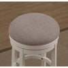 Aversa 34'' Backless Swivel Stool - Distressed Antique White - American Woodcrafters