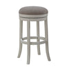 Aversa 30'' Backless Swivel Stool - Distressed Antique White - American Woodcrafters