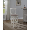 Accera 34'' Swivel Stool - Distressed Antique White - American Woodcrafters