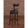 Taranto 30'' Bar Swivel Stool - Washed Brown - American Woodcrafters