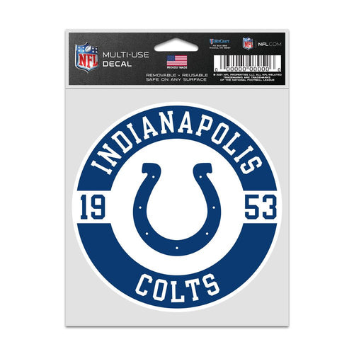 Indianapolis Colts Decal 3.75x5 Patch Fan - WinCraft