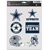 Dallas Cowboys Decal Multi Use Fan 6 Pack - Wincraft