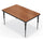 Activity Table - 30''X48'' Rectangle - Amber Cherry Top Surface - Black Edgeband - BALT