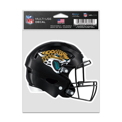 Jacksonville Jaguars Decal 3.75x5 Helmet Fan - WinCraft