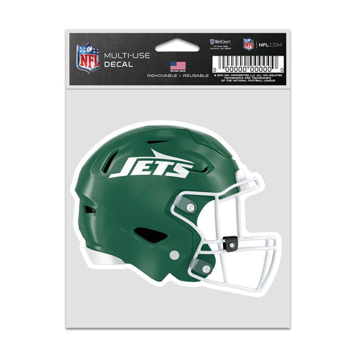 New York Jets Decal 3.75x5 Helmet Fan - WinCraft