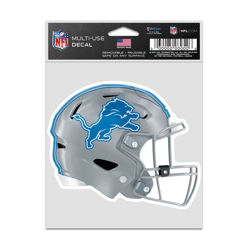 Detroit Lions Decal 3.75x5 Helmet Fan - WinCraft
