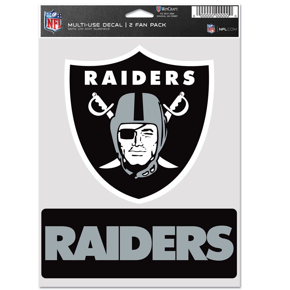 Las Vegas Raiders Decal Multi Use Fan 2 Pack - WinCraft