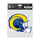 Los Angeles Rams Decal 3.75x5 Helmet Fan - WinCraft