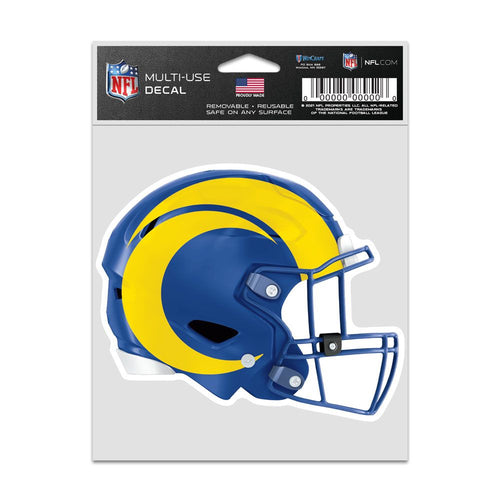 Los Angeles Rams Decal 3.75x5 Helmet Fan - WinCraft