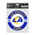 Los Angeles Rams Decal 3.75x5 Patch Fan - WinCraft