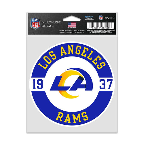 Los Angeles Rams Decal 3.75x5 Patch Fan - WinCraft