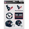 Houston Texans Decal Multi Use Fan 6 Pack - WinCraft