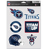 Tennessee Titans Decal Multi Use Fan 6 Pack - Wincraft