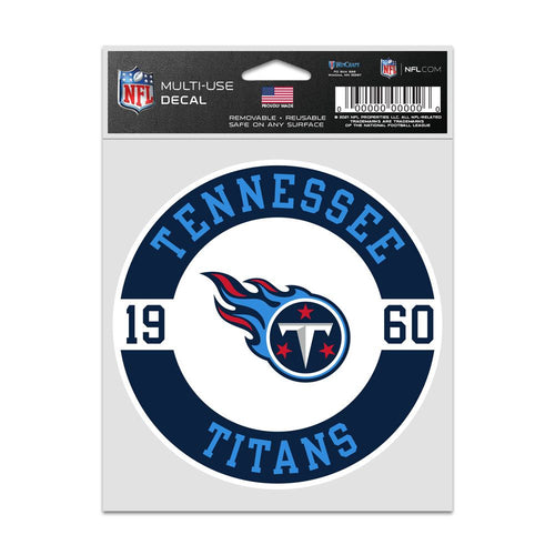 Tennessee Titans Decal 3.75x5 Patch Fan - WinCraft