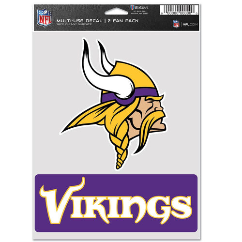 Minnesota Vikings Decal Multi Use Fan 2 Pack - WinCraft