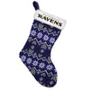 Baltimore Ravens Knit Holiday Stocking - 2015 -