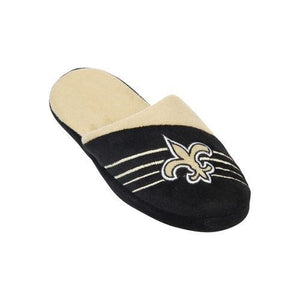 New Orleans Saints Slipper - Big Logo Stripe - (1 Pair) - S -