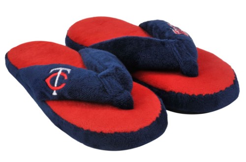 Minnesota Twins Slipper - Women Thong Flip Flop - (1 Pair) - M -