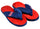 Boston Red Sox Slipper - Women Thong Flip Flop - (1 Pair) - L -