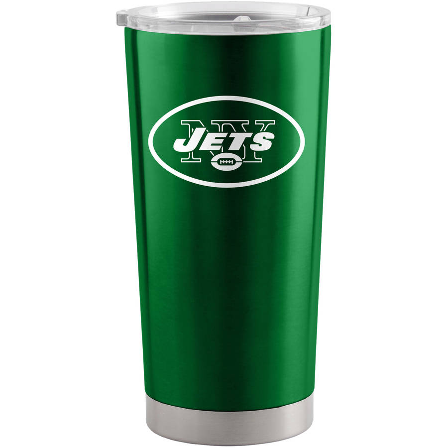 New York Jets Travel Tumbler 20oz Ultra Green -
