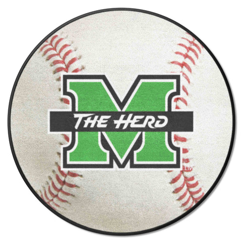 Fanmats - Marshall University Baseball Mat 27'' diameter