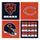 Chicago Bears Coaster Set 4 Piece with Wood Caddy - Evergreen Enterprises