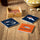 Denver Broncos Coaster Set 4 Piece with Wood Caddy - Evergreen Enterprises