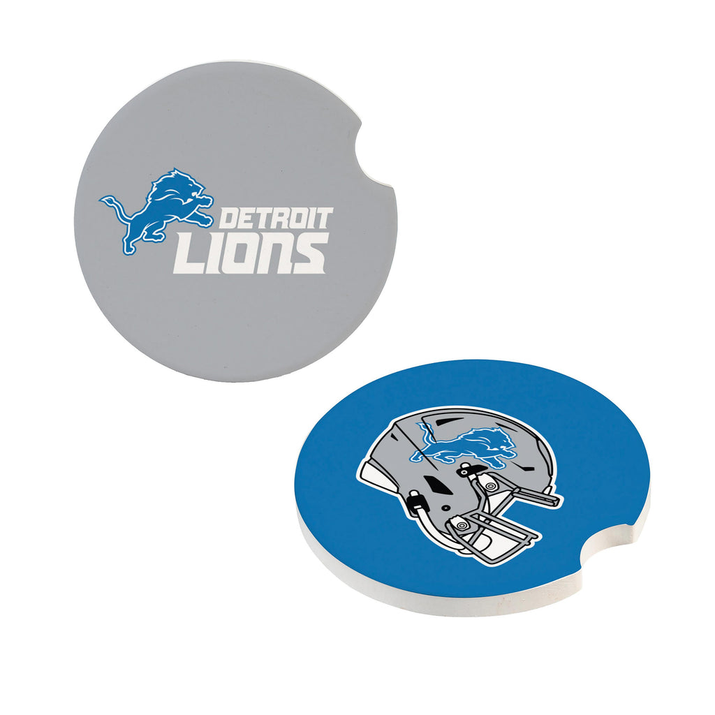 Detroit Lions Car Coaster Set 2 Pack Periodic Restock - Evergreen Enterprises