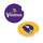 Minnesota Vikings Car Coaster Set 2 Pack Periodic Restock - Evergreen Enterprises