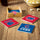 Chicago Cubs Coaster Set 4 Piece with Wood Caddy - Evergreen Enterprises