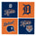 Detroit Tigers Coaster Set 4 Piece with Wood Caddy - Evergreen Enterprises