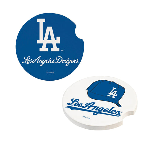 Los Angeles Dodgers Car Coaster Set 2 Pack Periodic Restock - Evergreen Enterprises