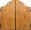 Action 40-0255 Arched Oak Cabinet - Oak Dart Cabinets